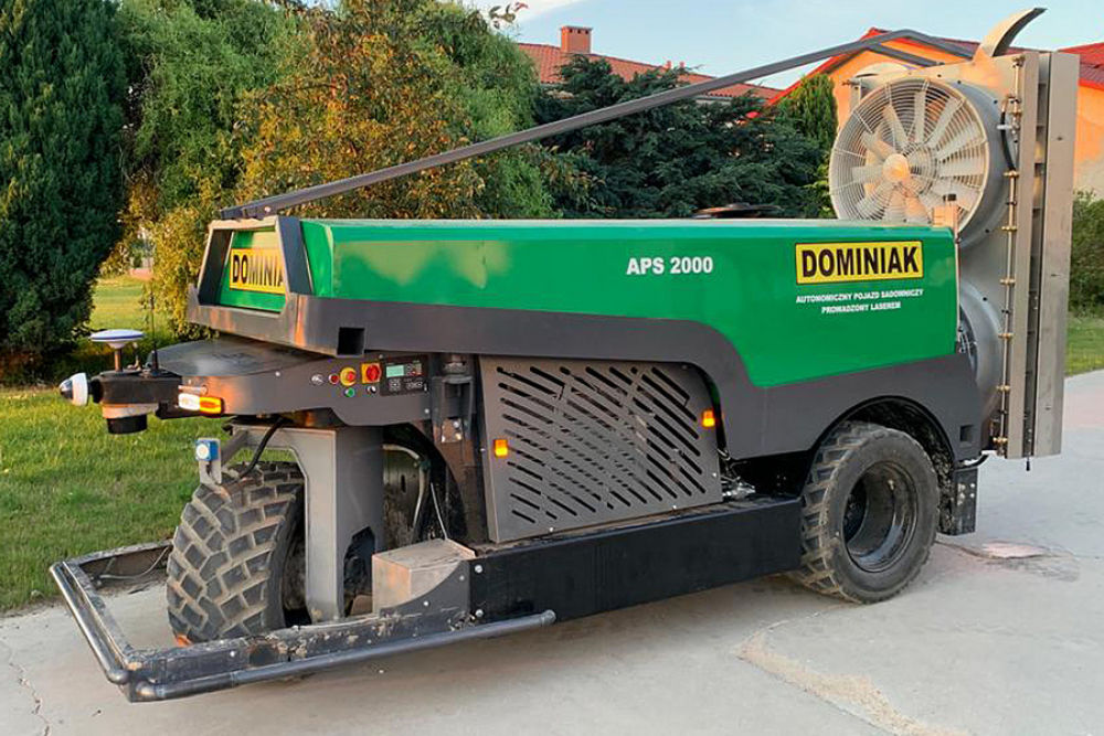 Boomgaardrobot voor de gewasbescherming