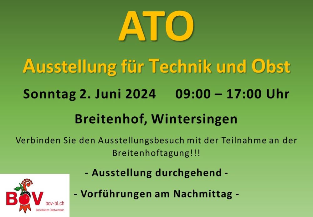 Ausstellung f&uuml;r Technik und Obst