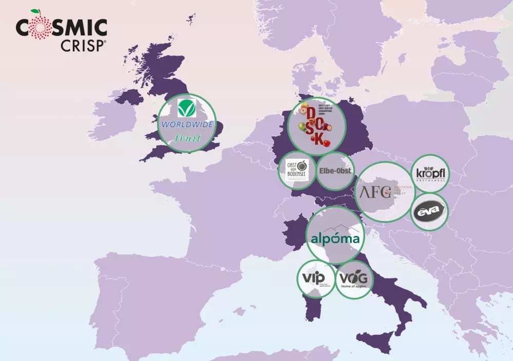Cosmic Crisp nu ook in Duitsland, Oostenrijk en Verenigd Koninkrijk
